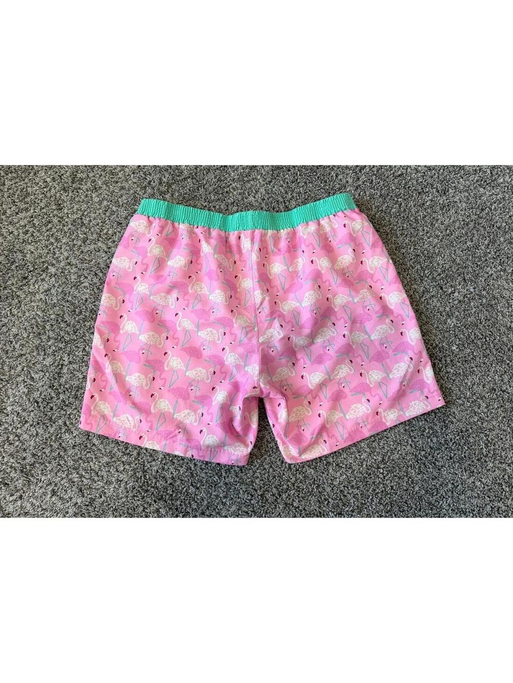 Matilda Jane Enchanted Garden Flamingo Swim Trunks Men's Size XXL - Picture 2 of 10